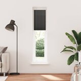  Plisirana zavjesa Crna 50x200 cm Širina tkanine 49,4 cm Poliester | shoptok.hr