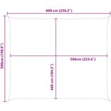 Jedro za sunce Plava i bijela 6 x 5 m 100% poliester Oxford | shoptok.hr