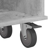 TV stojalo Betonsko siva 100 x 35 x 35 cm Konstruiran les, (5000132770) | Shoptok.si