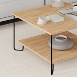 Marckeric Stolić za kavu s pločom stola u dekoru hrasta u prirodnoj boji 80x80 cm Tonka – | shoptok.hr