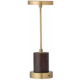 Bloomingville LED stolna lampa s mogućnosti zatamnjivanja u zlatnoj boji s metalnim sjenilom (visina 30 cm) Chico –