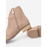 SEASTAR Beige suede cowboy boots | ePonuda.com