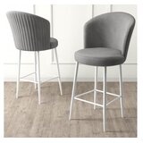 Hanah home Set barskih stolica Alte, 4 dijela, sivo-bijela | Eponuda.ba
