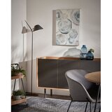 Kave Home Crna stojeća svjetiljka s metalnim sjenilom (visina 152 cm) Aurelia – | shoptok.hr