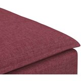  Modularni kauč s podnožjem modul vino crvene boje 100x100x48 cm - boja crnog vina tabure | shoptok.hr
