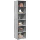 vidaXL Visoka komoda siva boja hrasta 45x41x185 cm konstruirano drvo | shoptok.hr