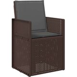  Komplet za jedilnico v vrtu 5 pcs Rjava in antracit PP, (5000301250) | Shoptok.si