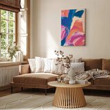  Slika - Energetic Shapes - Dynamic Oil Paint Composition on Canvas 60x90 | shoptok.hr
