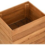  Povišena gredica 50 x 40 x 72 cm reciklirana tikovina i čelik | shoptok.hr
