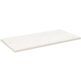 vidaXL Mizna plošča bela 110x55x2,5 cm trdna borovina pravokotna Cene