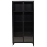 Venture Home visoki ormar Piring 40 × 190 × 90 cm, crna | shoptok.hr