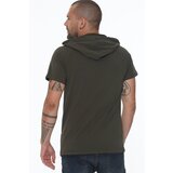 Dewberry T8570 HOODED MEN'S T-SHIRT-KHAKI | shoptok.hr