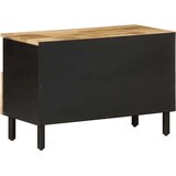TV ormarić crni 70x33,5x46 cm Puno grubo drvo Mango | shoptok.hr