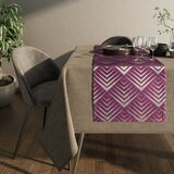 AmeliaHome Stolnjak Piramides 140x250 cm, ljubičasta | shoptok.hr