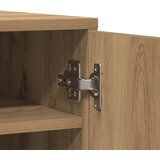  za cipele boja hrasta 60x35x92 cm konstruirano drvo | shoptok.hr