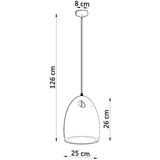 Keramička Keramična viseča svetilka BUKANO, (21348044) | Shoptok.si