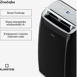 Klarstein Grandbreeze mobilna klimatska naprava | 14000 BTU | 42 cm | 65 m² | Energijski razred A | Shoptok.si