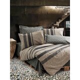  arlo - brown brownblackgrey ranforce single quilt cover set Cene