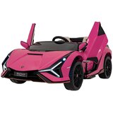  Licenciran avto na akumulator Lamborghini SIAN 4x100W - dvosed - roza | Shoptok.si