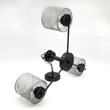  Luster na lancu ROSA 3xE27/60W/230V crna/siva | Eponuda.com
