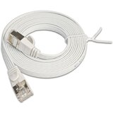 Slim Wirewin PKW-STP-SLIM-KAT6 2.0 WS RJ45 omrežni kabel\, Patch kabel cat 6 U/FTP 2.00 m bela ploščati 1 kos, (20418020) | Shoptok.si