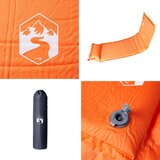  Samonapuhujući madrac za kampiranje za 1 osobu narančasti | shoptok.hr