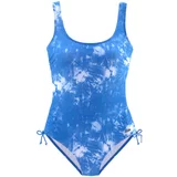 VENICE BEACH Jednodijelni kupaći kostim plava / bijela