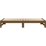  Dnevni ležaj na izvlačenje boja meda 2x(90x190) cm od borovine | shoptok.hr