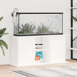 vidaXL Stojalo za akvarij belo 121x41x58 cm inženirski les cene