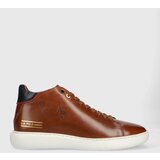 US Polo Assn Kožne tenisice CRYME boja: smeđa, CRYME004M/BL1 | shoptok.hr