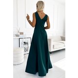 Numoco Long elegant dress with neckline | shoptok.hr