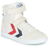 Hummel Visoke superge SLIMMER STADIL LEATHER HIGH JR Bela | Shoptok.si