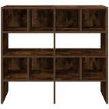 Stalci za cipele 2 kom dimljeni hrast koji se mogu složiti | shoptok.hr
