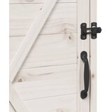  Vrtna Šupa Bijela 59,5 x 56 x 113,5 cm Čvrsto drvo jele | shoptok.hr