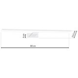  LED kupatilsko osvetljenje za ogledalo SHINE WHITE LED/15W/230V 80 cm IP44 belo | Eponuda.com