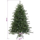  Umjetno božićno drvce s nogom 240 cm 300 LED lampica - 240 cm s LED svjetlima | shoptok.hr