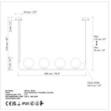 Opviq Luster Faruk-13721, 20-110cm, 4xE14 s, IP27, Zlatne boje | Eponuda.ba