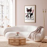  Plakat - Surround Yourself with Positive People 40x60 Zlatni okvir s margom | shoptok.hr
