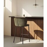 Kave Home Tamno zelena podstavljena barska stolica (visine sjedala 75 cm) Ciselia – | shoptok.hr