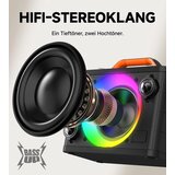 MAILANGSHI karaoke zvočnik z 2 brezžičnima RGB mikrofonoma | Shoptok.si