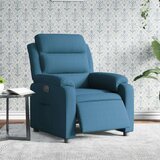  Električni naslanjač moder žamet | Shoptok.si