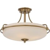 Elstead Lighting Elstead Griffin Stropna svetilka s 4 lučmi, pol vgradna, iz preperele medenine, E27, (22097792) | Shoptok.si
