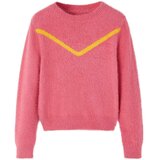 vidaXL Dječji pulover pleteni u starinskoj ružičastoj boji 92 | shoptok.hr