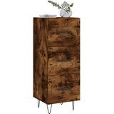  Komoda boja dimljenog hrasta 34,5x34x90 cm konstruirano drvo | shoptok.hr