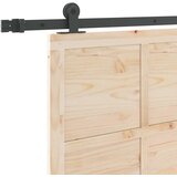  Klizna vrata 80 x 208 cm Masivna borovina Prirodna | shoptok.hr