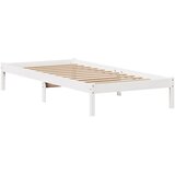  Okvir kreveta bez madraca bijeli 90 x 200 cm masivna borovina | shoptok.hr