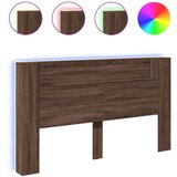Ormarić za uzglavlje LED boja smeđeg hrasta 180x16 5x103 5 cm | shoptok.hr