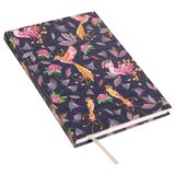 Goldbuch bilježnica bez linija sa tvrdim koricama A5 Tropical Birds Blue | shoptok.hr