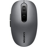 Canyon 2 in 1 Wireless optical mouse with 6 buttons, DPI 800/1000/1200/1500, 2 mode(BT/ 2.4GHz), Battery AA*1pcs, Grey, 65.4*112.25*32.3mm, 0.092kg - CNS-CMSW09DG Cene