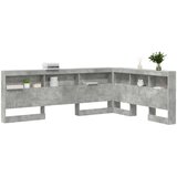  Skladišno uzglavlje Betonski sivi 160 cm Konstruirano drvo | shoptok.hr